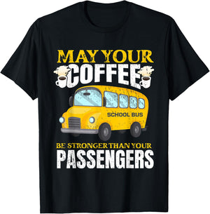 School Bus Apparel for a School Bus Driver T-Shirt - T-Shirt | Black
