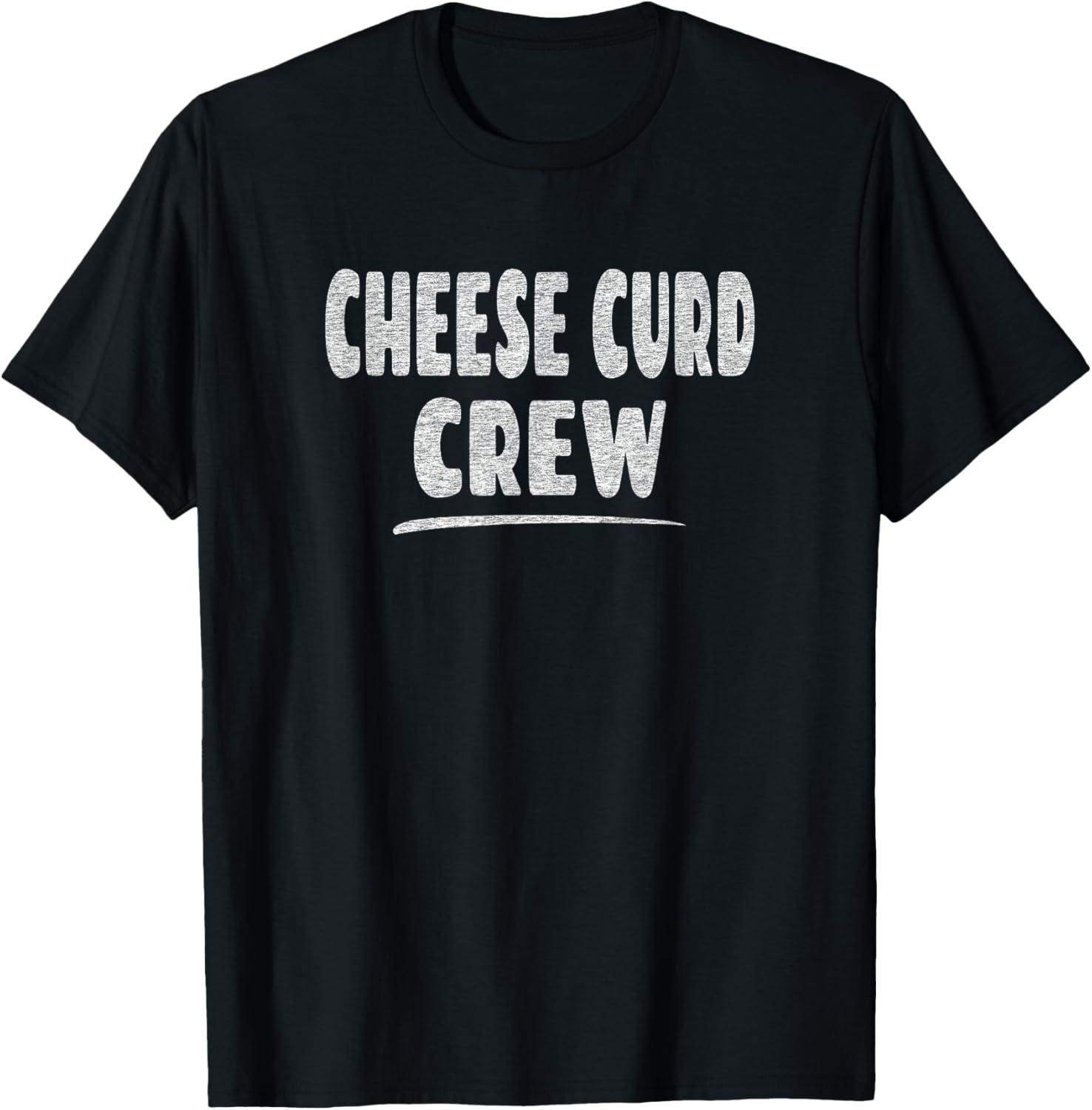 Cheese Curd Crew T-Shirt - T-Shirt | Black
