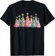 Merry Christmas Pink Christmas Tree, Pink Christmas Costume T-Shirt - T-Shirt | Black