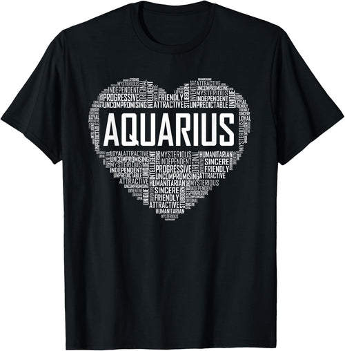 Love Aquarius Characteristics Co Aquarius Zodiac Traits Horoscope Astrology Sign Gift Heart