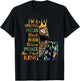 I'm A Strong Pisces King Black King Happy Zodiac Birthday T-Shirt - T-Shirt | Black