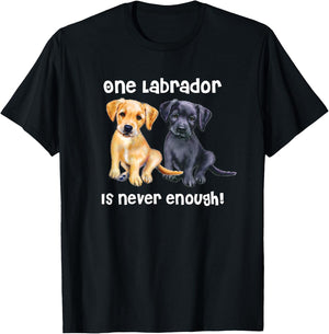 Labrador Pet Dog Funny T Shirt Gift Black Golden Yellow lab T-Shirt - T-Shirt | Black