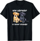 Labrador Pet Dog Funny T Shirt Gift Black Golden Yellow lab T-Shirt - T-Shirt | Black