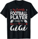 My Favorite Football Player Calls Me Gigi Football Grandma T-Shirt - T-Shirt | Black