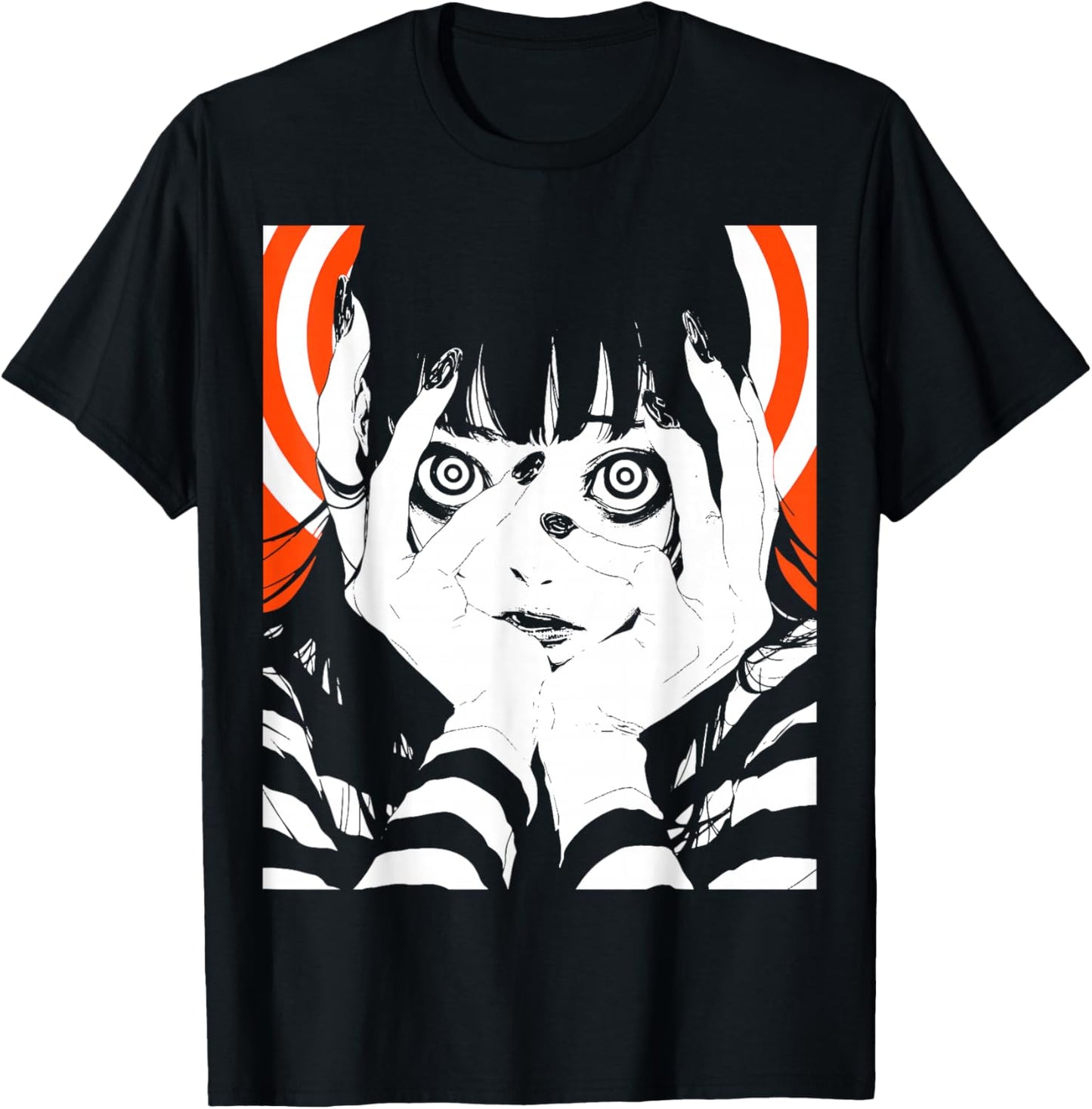 Horror Anime Manga | Japan Japanese Creepy Kawaii Goth T-Shirt - T-Shirt | Black