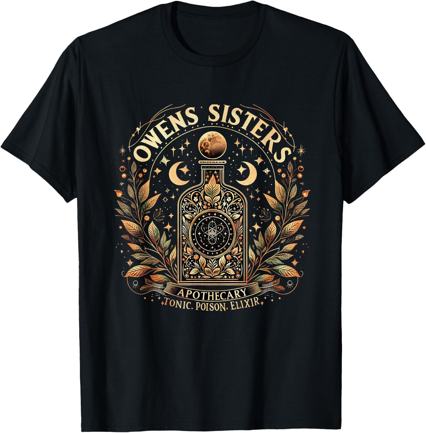 Halloween Sisters Practical Magic Girls Womans T-Shirt - T-Shirt | Black