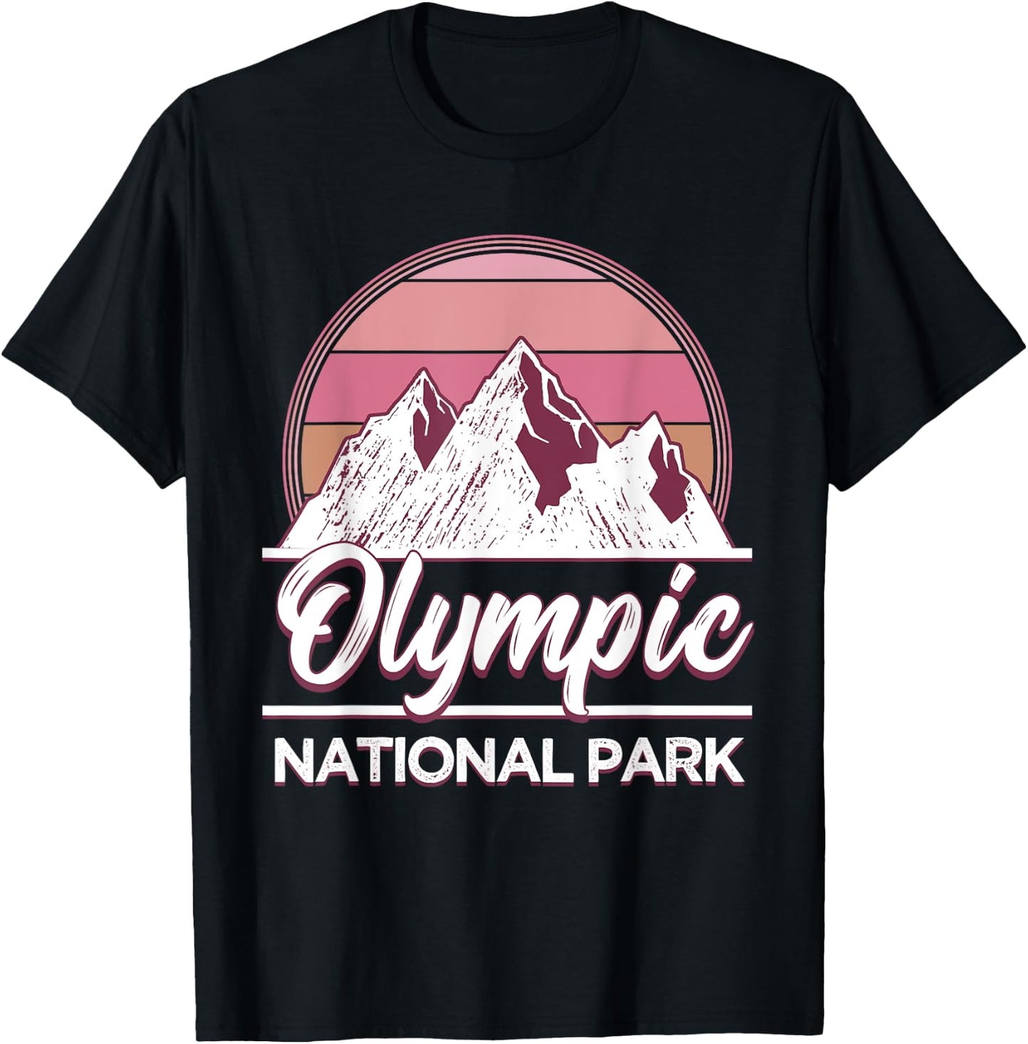 Olympic National Park T-Shirt - T-Shirt | Black