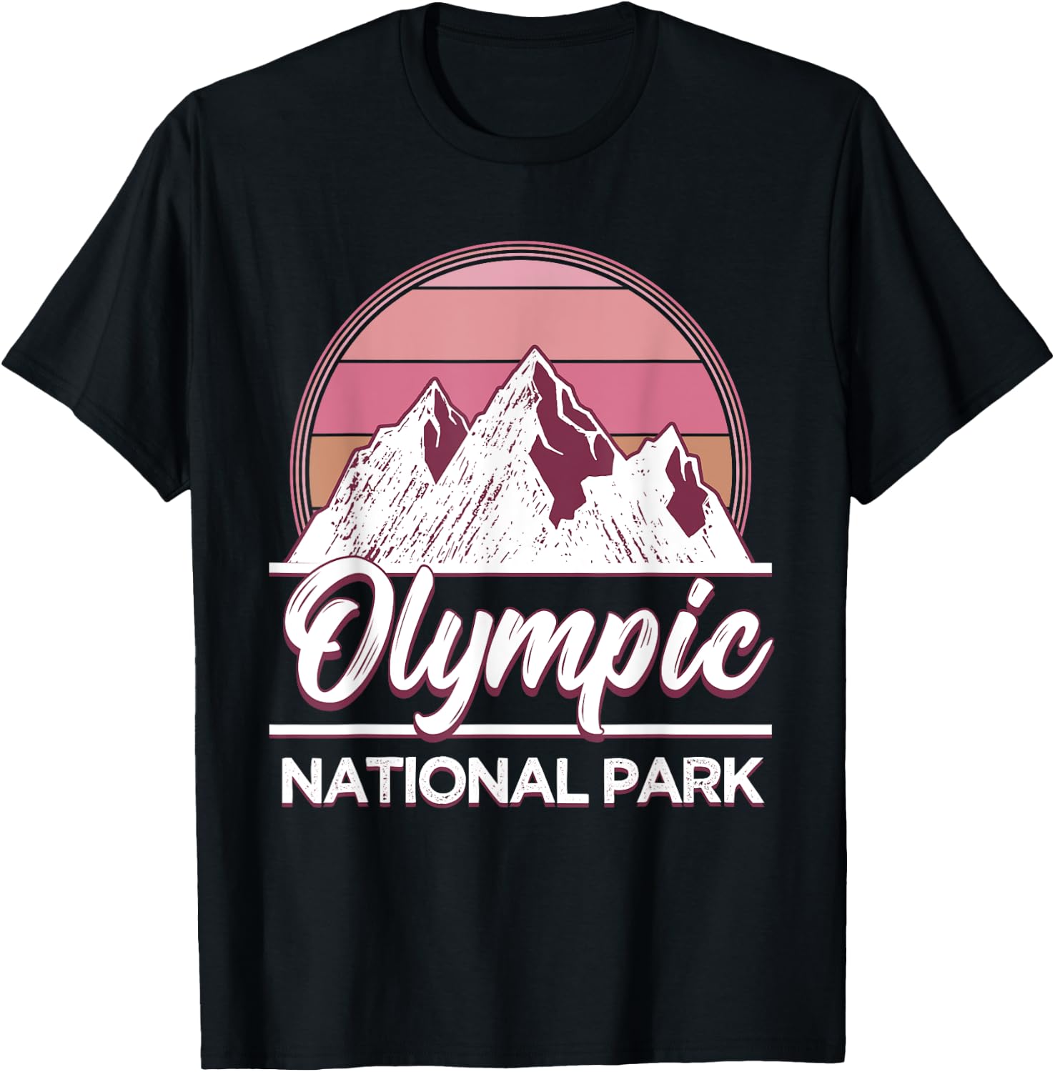 Olympic National Park T-Shirt - T-Shirt | Black