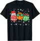 Christmas Basketballs Santa Cute Xmas Sports Men Boys Kids T-Shirt - T-Shirt | Black