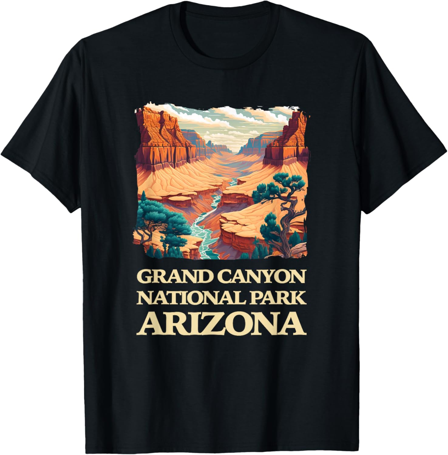 Grand Canyon T-Shirt - T-Shirt | Black
