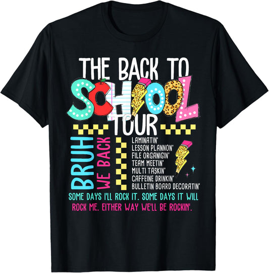 The Back To School Tour T-Shirt - T-Shirt | Black