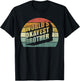 Funny Big Brother Sister Gift Worlds Okayest Brother T-Shirt - T-Shirt | Black