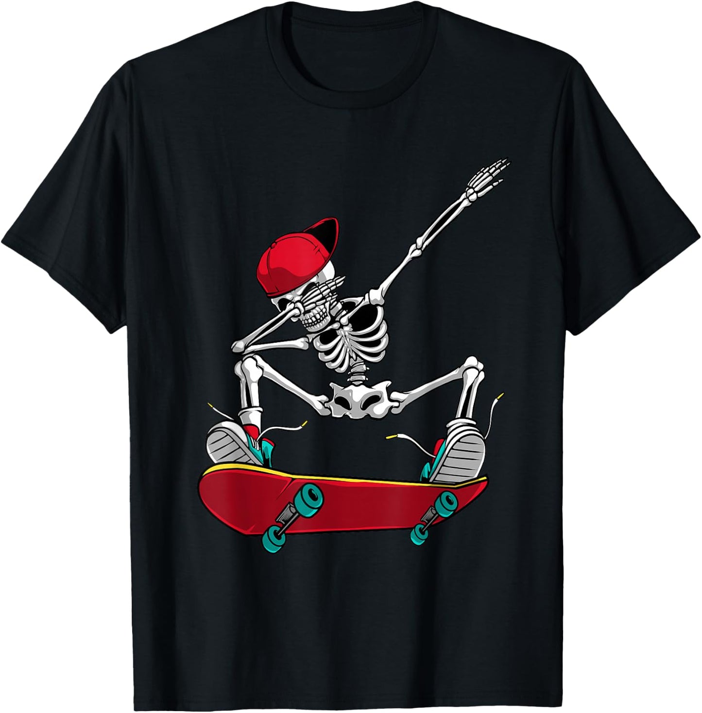 Cool Skateboarding Art Women Skateboard Skateboarder Small T-Shirt - T-Shirt | Black