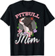 Pitbull Pittie - Pitbull Mom Mommy Mama T-Shirt - T-Shirt | Black