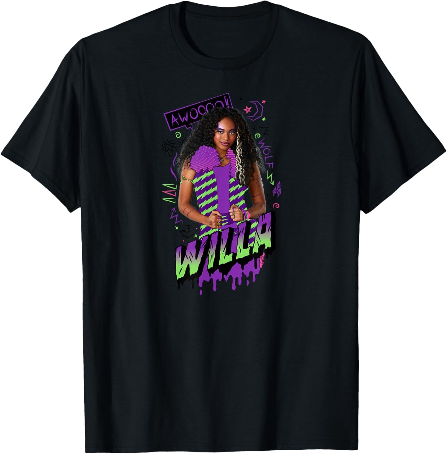 Zombies 2 - Willa Wolf T-Shirt - T-Shirt | Black