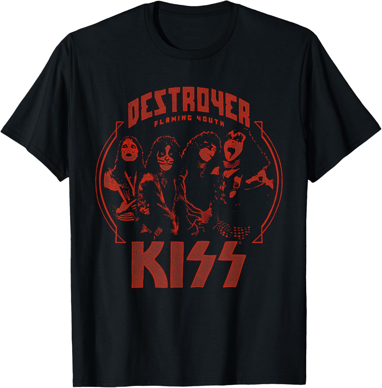 KISS - Flaming Youth T-Shirt - T-Shirt | Black