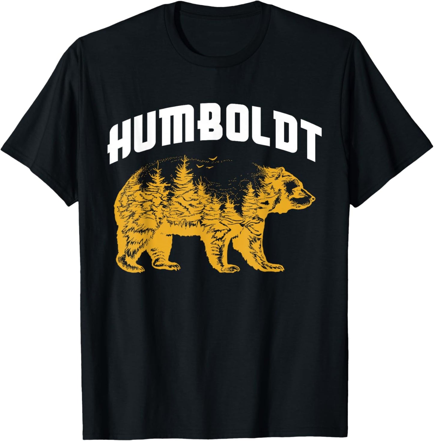 Humboldt County California Bear Mountain Outdoors T-Shirt - T-Shirt | Black