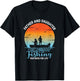 Father Daughter Fishing Partners Cute Dad Daughter Matching T-Shirt - T-Shirt | Black