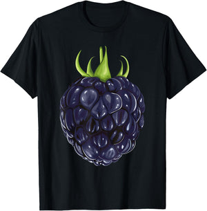 Blackberry Shirt Adult Men Women Kids Blackberry Costume T-Shirt - T-Shirt | Black