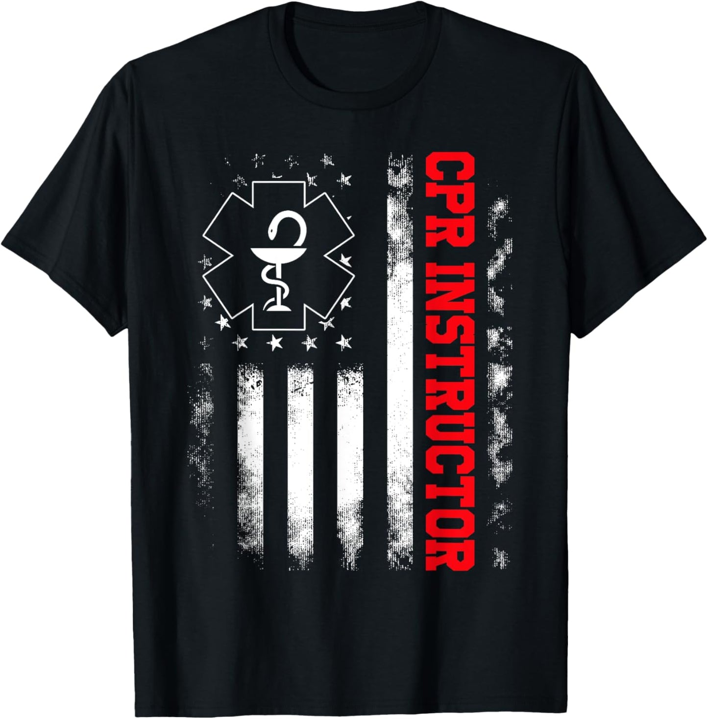 CPR Instructor design Training and Teaching EMS Ambulance T-Shirt - T-Shirt | Black