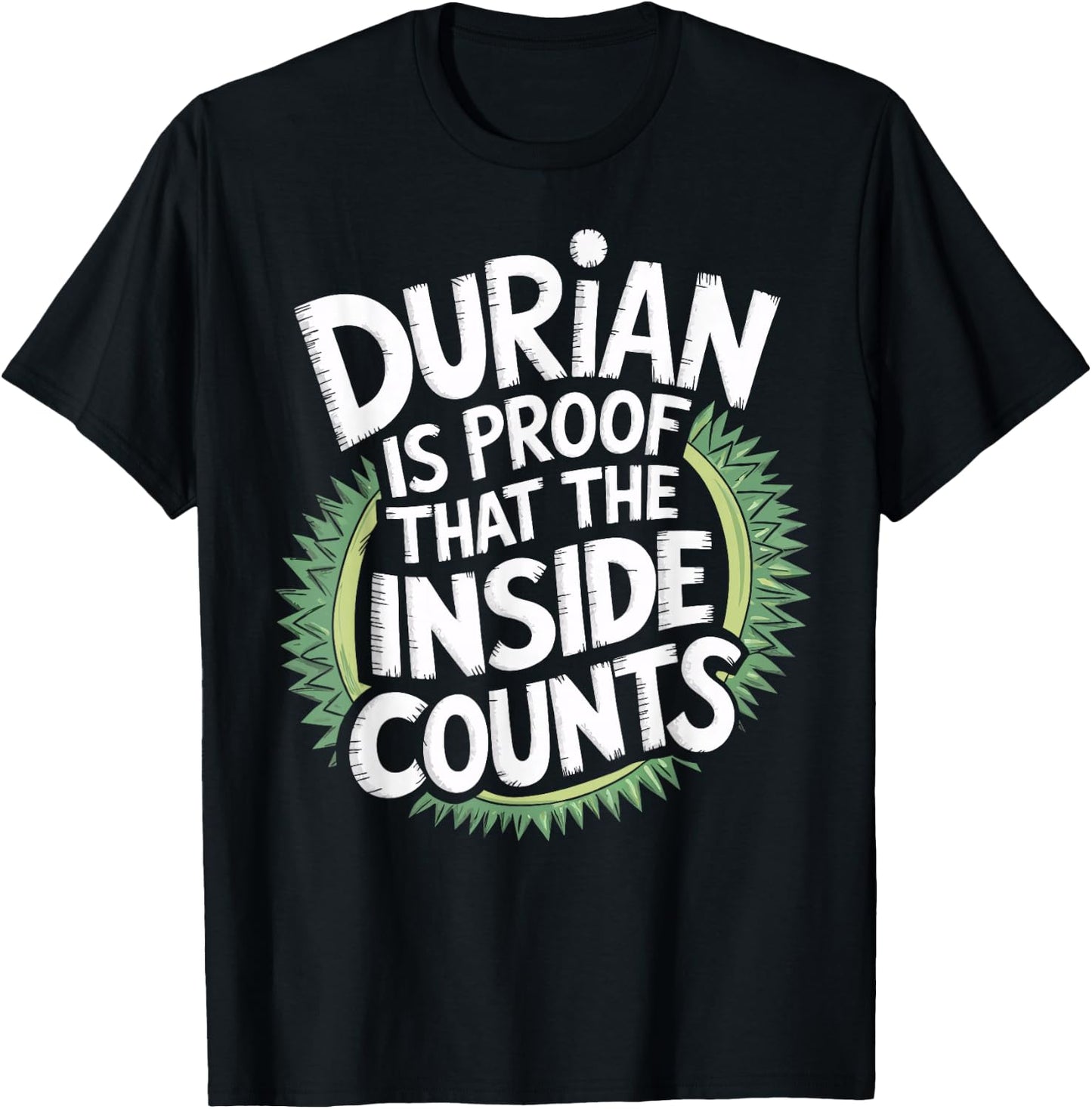 Durian Fruit The Inside Of Durian T-Shirt - T-Shirt | Black