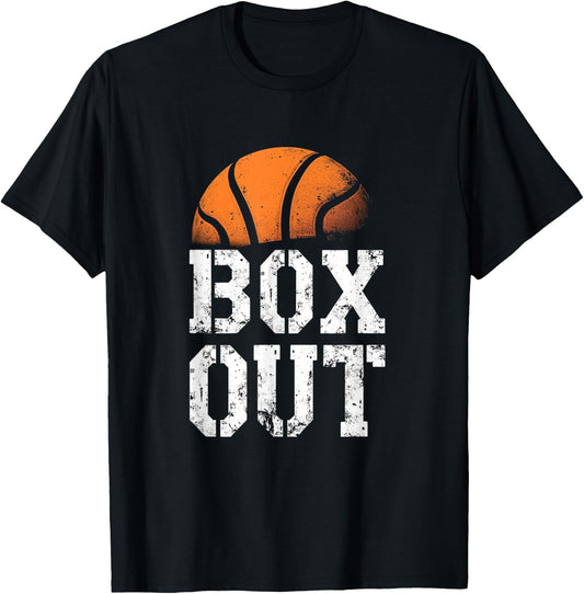 BOX OUT Basketball T-Shirt - T-Shirt | Black