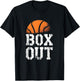 BOX OUT Basketball T-Shirt - T-Shirt | Black