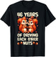 46th Wedding Anniversary 46 Years of Driving Each Other Nuts T-Shirt - T-Shirt | Black