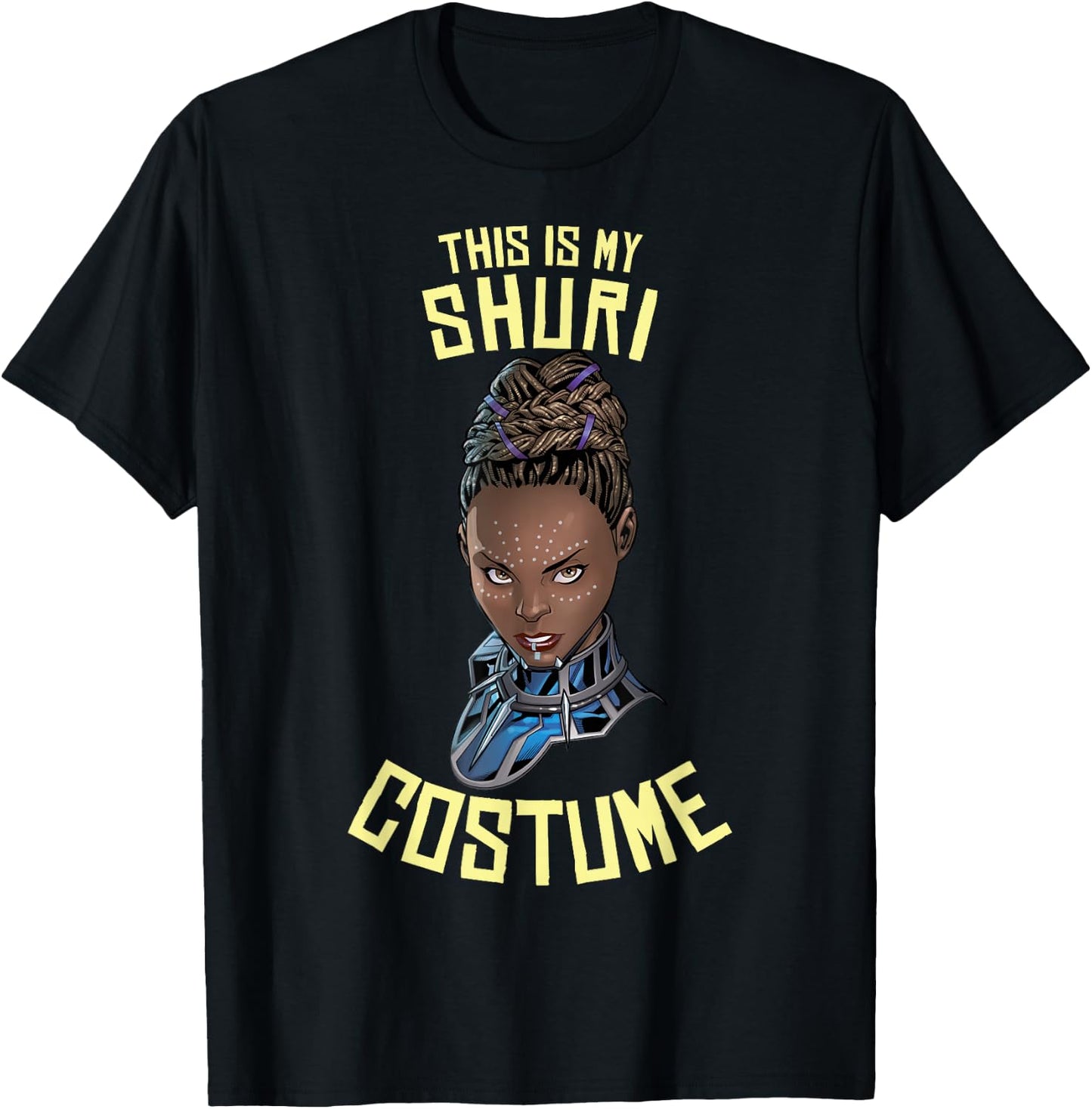 Marvel Black Panther This is My Shuri Costume Halloween T-Shirt - T-Shirt | Black