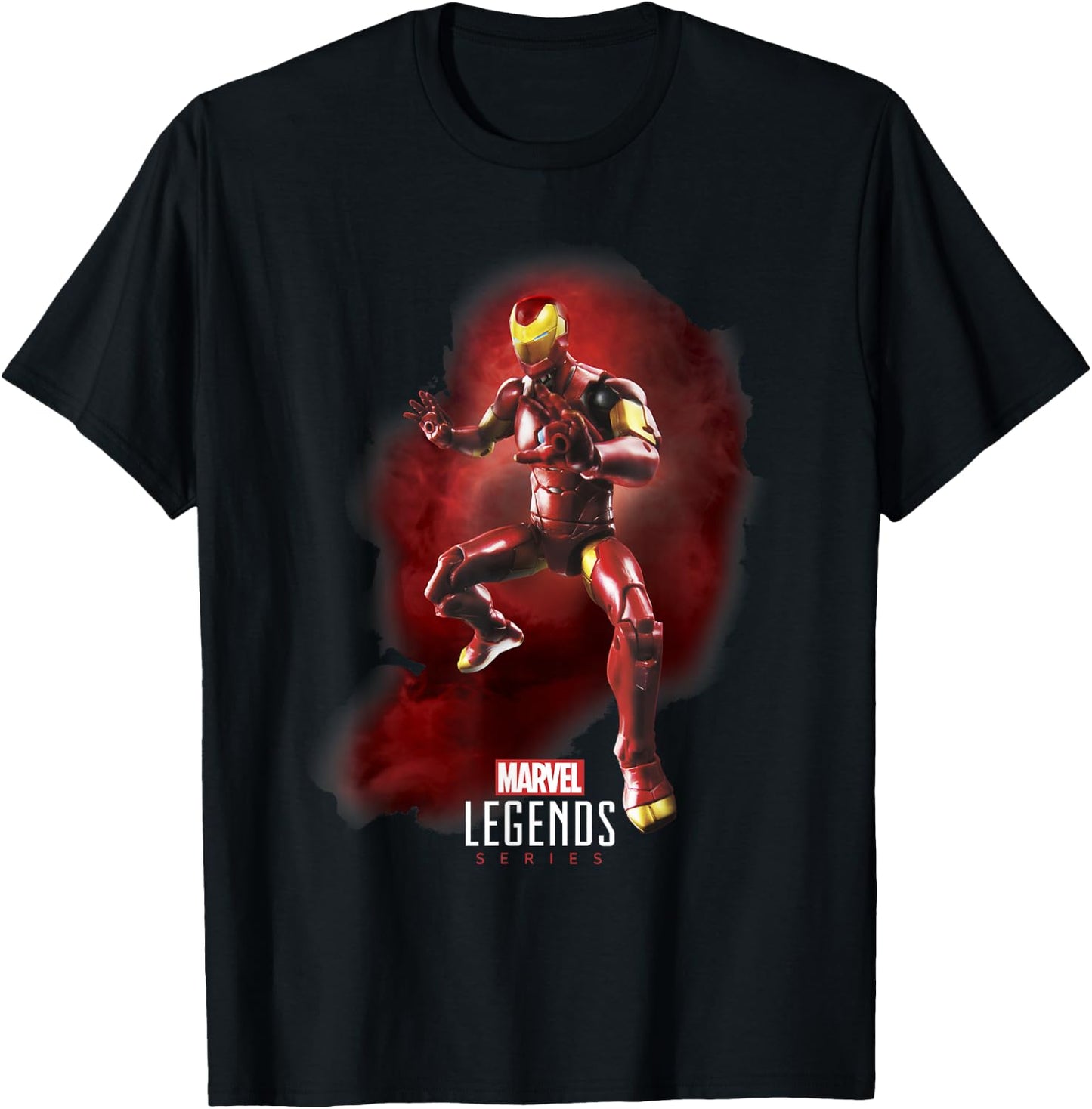 Marvel Legends Series Iron Man Portrait T-Shirt - T-Shirt | Black