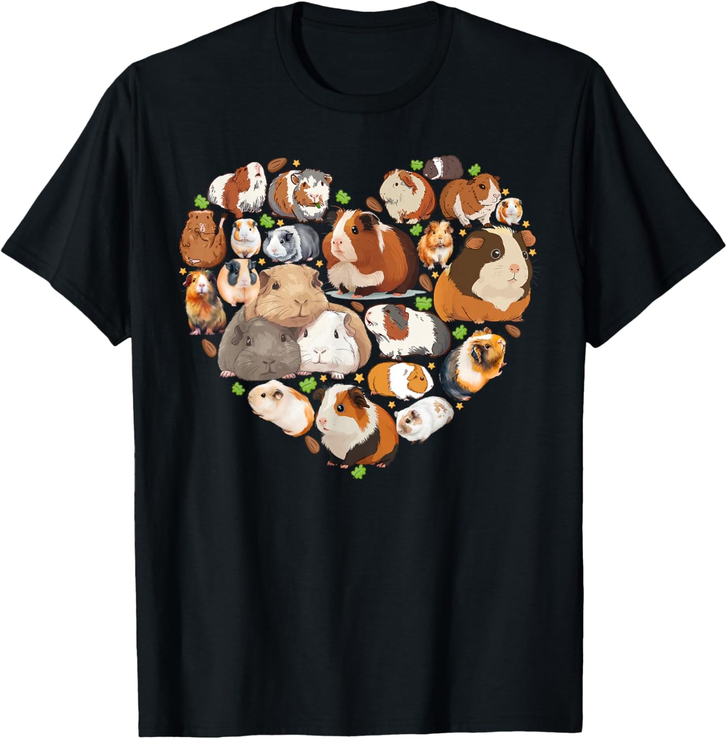 Guinea Pig Heart T-Shirt - T-Shirt | Black