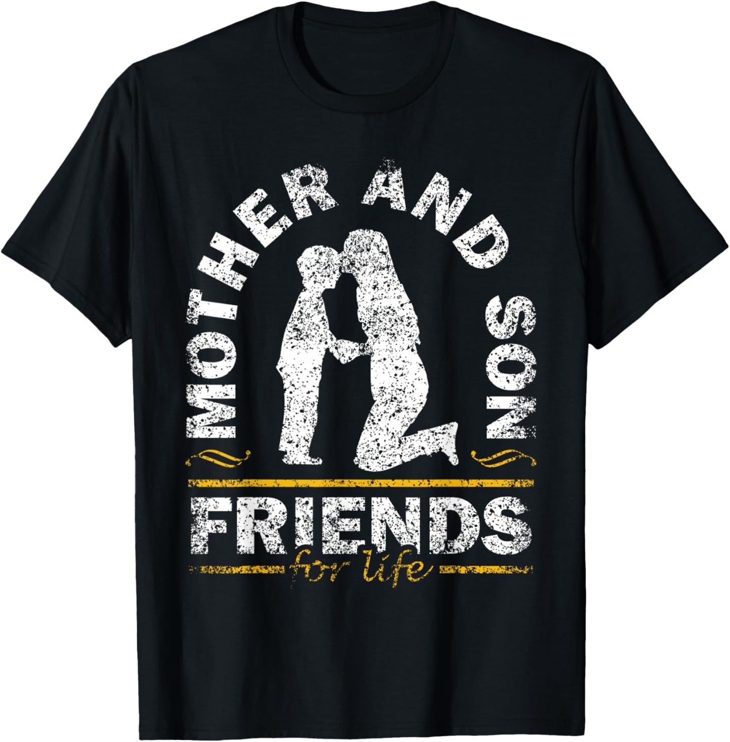 Mother And Son Friends For Life Mom Matching Mother Son T-Shirt - T-Shirt | Black
