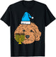Goldendoodle Menorah Jewish Animal Pet Dog Hanukkah Gift T-Shirt - T-Shirt | Black