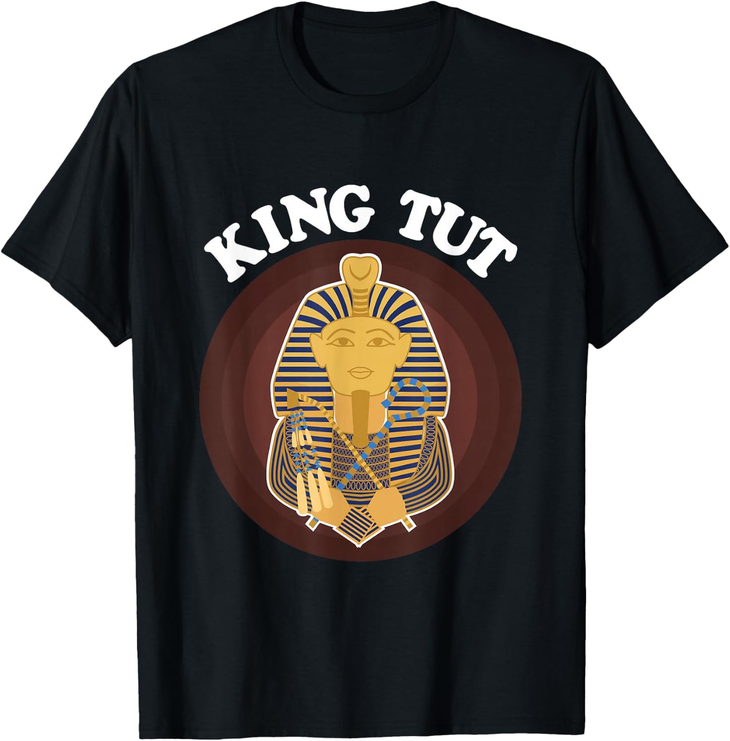King Tut - Egyptian Pharaoh T-Shirt - T-Shirt | Black