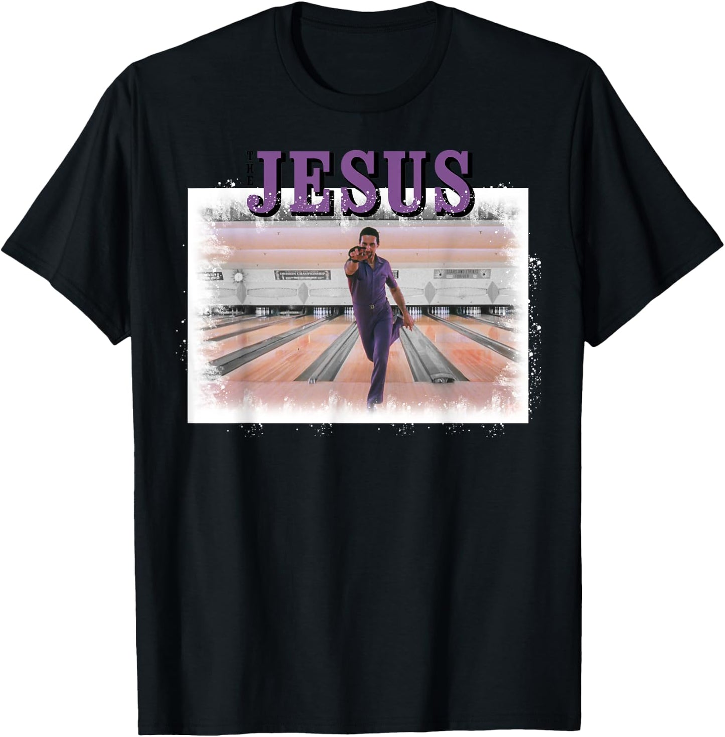 The Big Lebowski The Jesus Bowling Photo Graphic T-Shirt - T-Shirt | Black