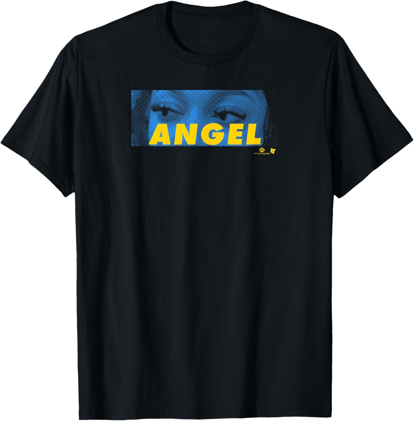 Angel Reese - Angel Eyes - Chicago Basketball T-Shirt - T-Shirt | Black
