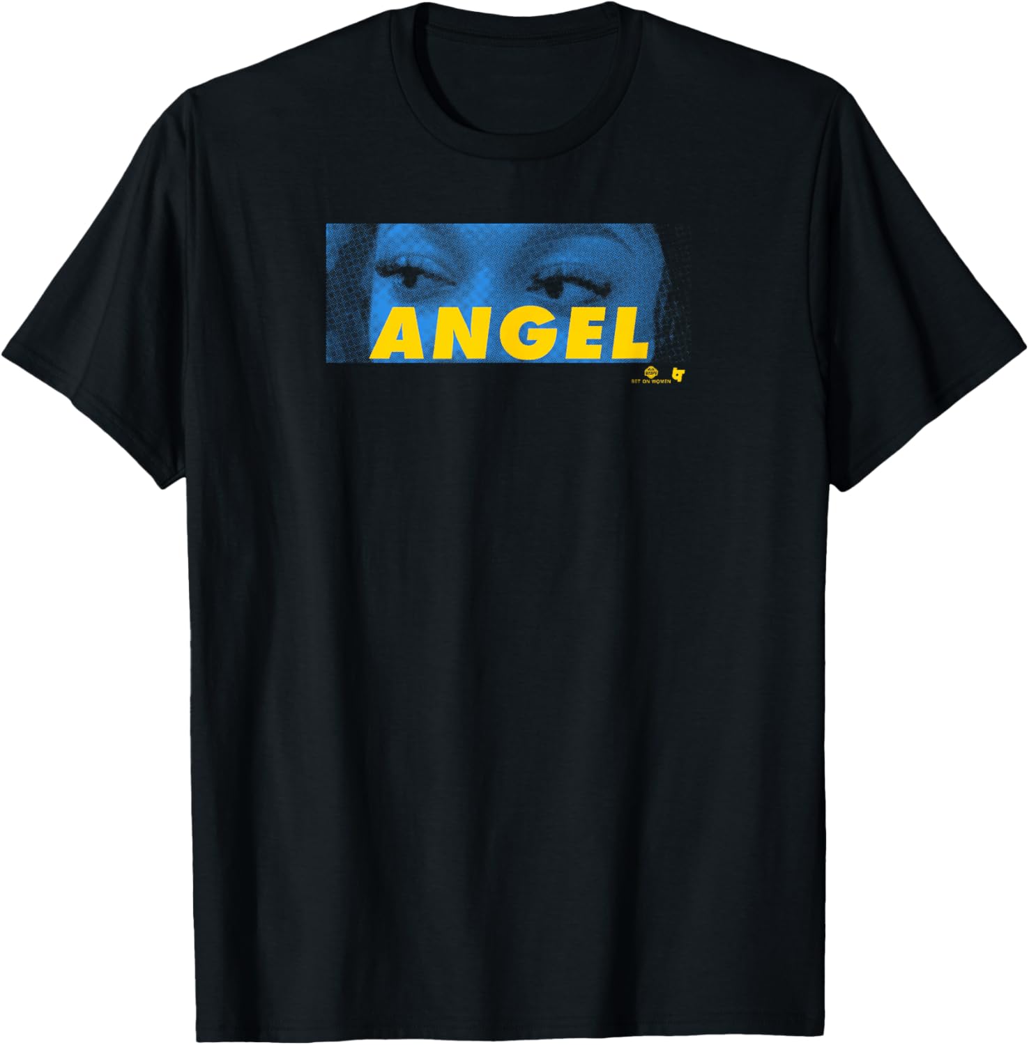 Angel Reese - Angel Eyes - Chicago Basketball T-Shirt - T-Shirt | Black