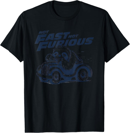 Funny Sloth Not Fast Not Furious T-Shirt - T-Shirt | Black