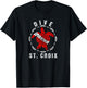 Dive St. Croix Vintage Tribal Turtle Gift T-Shirt - T-Shirt | Black