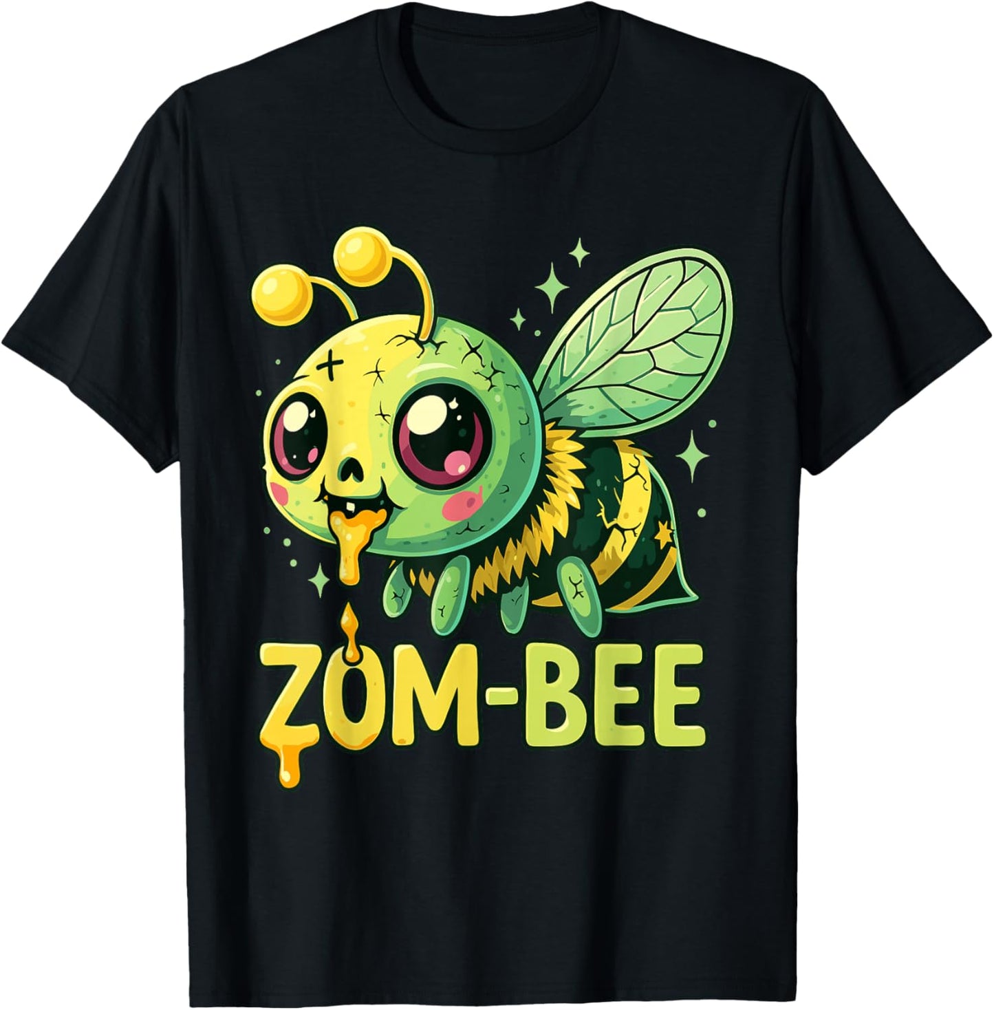 Baby Bee Halloween Costumes, Spooky Zom-Bee Zombie T-Shirt - T-Shirt | Black
