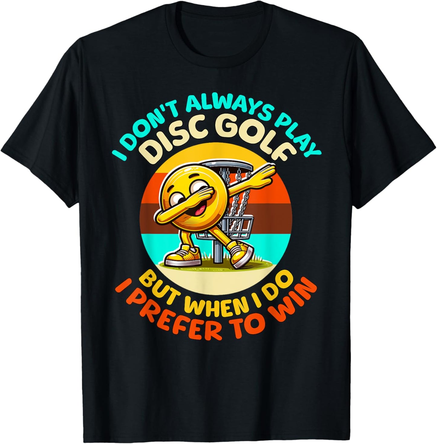 Disc Golf Player Disc Golf T-Shirt - T-Shirt | Black