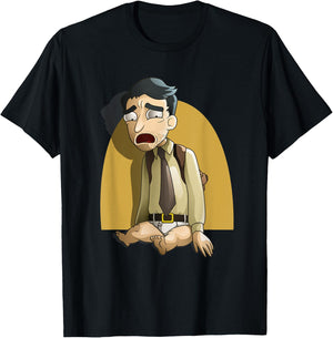 Mademark x Rick and Morty - Rick and Morty Shirt Baby Leg Detective T-Shirt - T-Shirt | Black