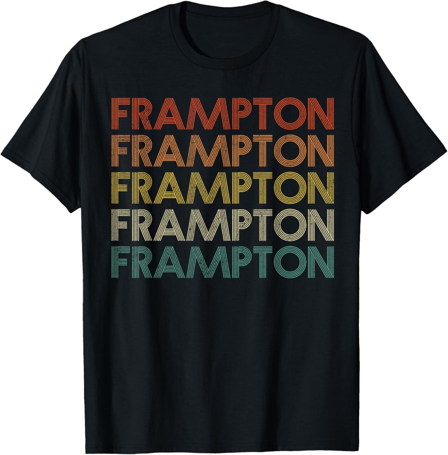 Frampton Vintage Retro T-Shirt - T-Shirt | Black