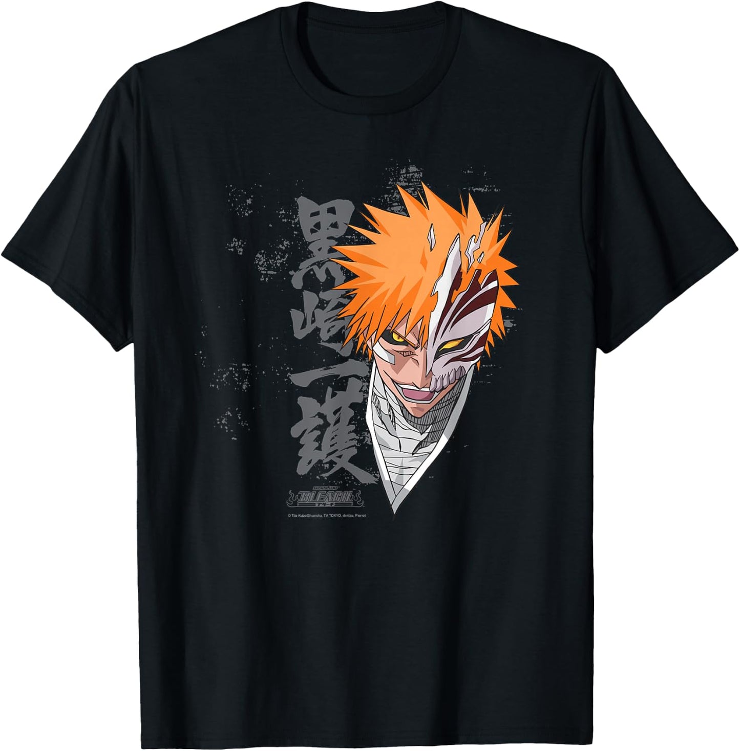 Bleach Ichigo Transform Splatter Pattern Anime T-Shirt - T-Shirt | Black