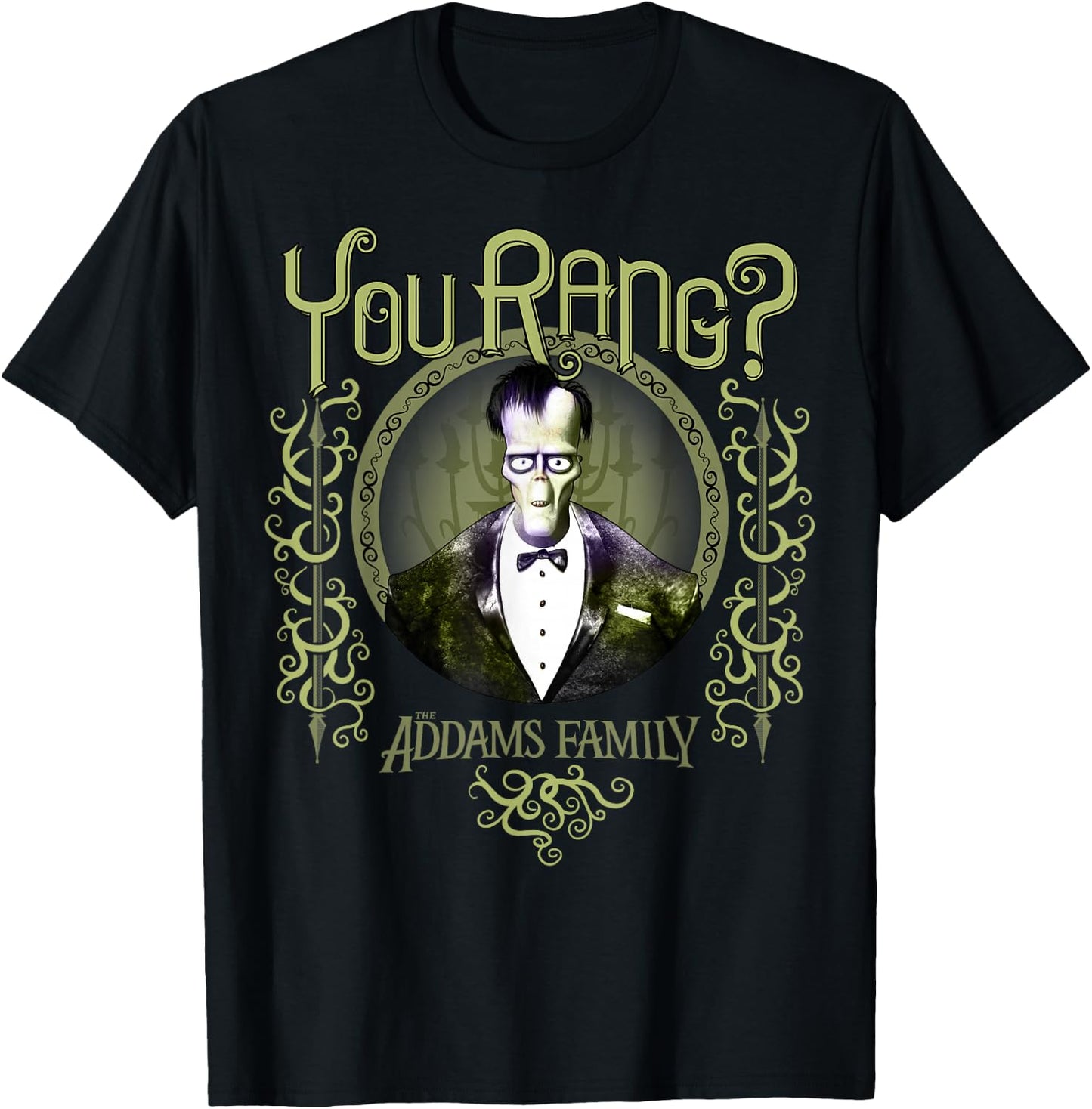 Addams Family Lurch You Rang? Portrait Small T-Shirt - T-Shirt | Black