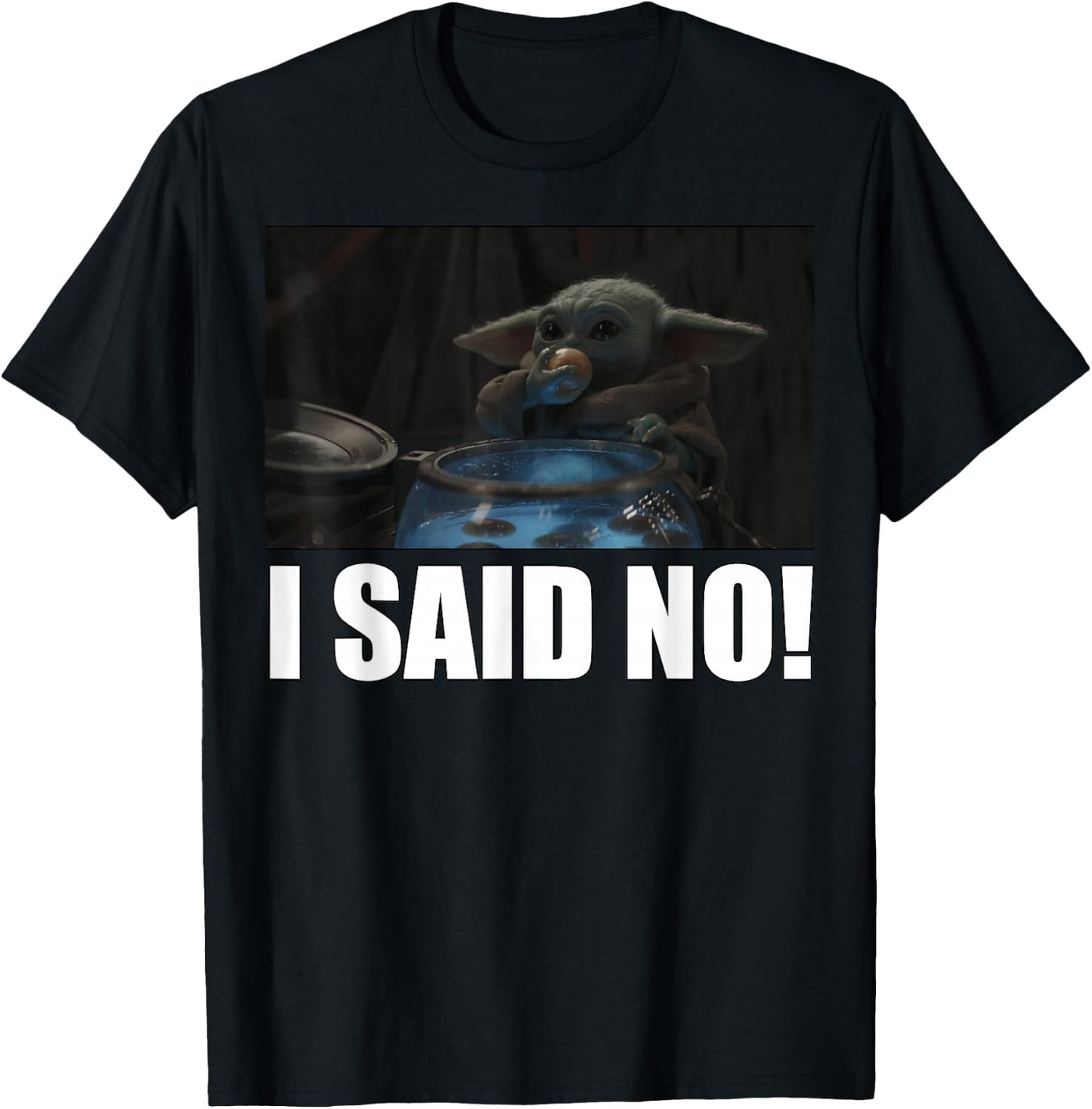 Star Wars: The Mandalorian The Child I Said No R5 T-Shirt - T-Shirt | Black