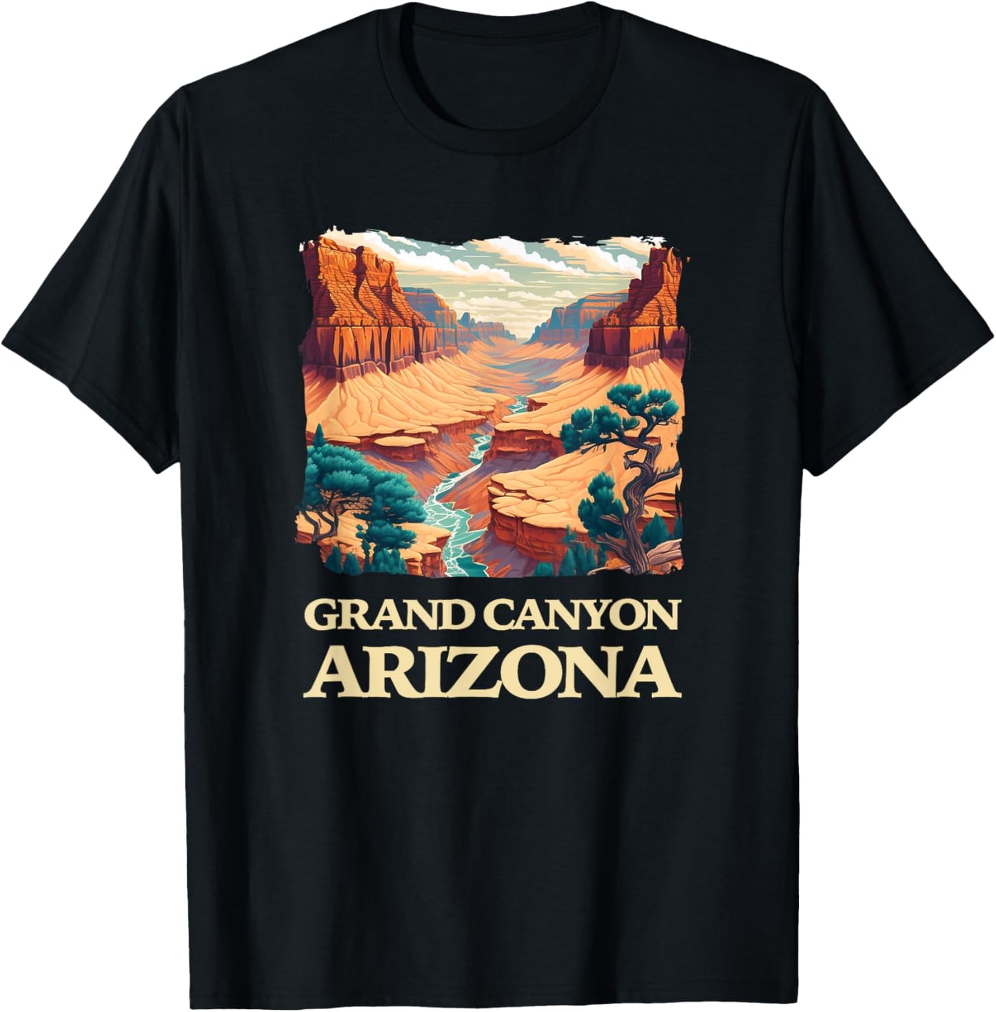 Grand Canyon National Park Arizona T-Shirt - T-Shirt | Black