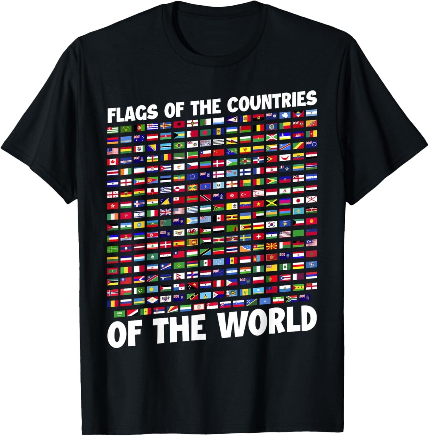 Humanity & Traveler Designs Men's Earth Day Flag - Black, Small T-Shirt - T-Shirt | Black