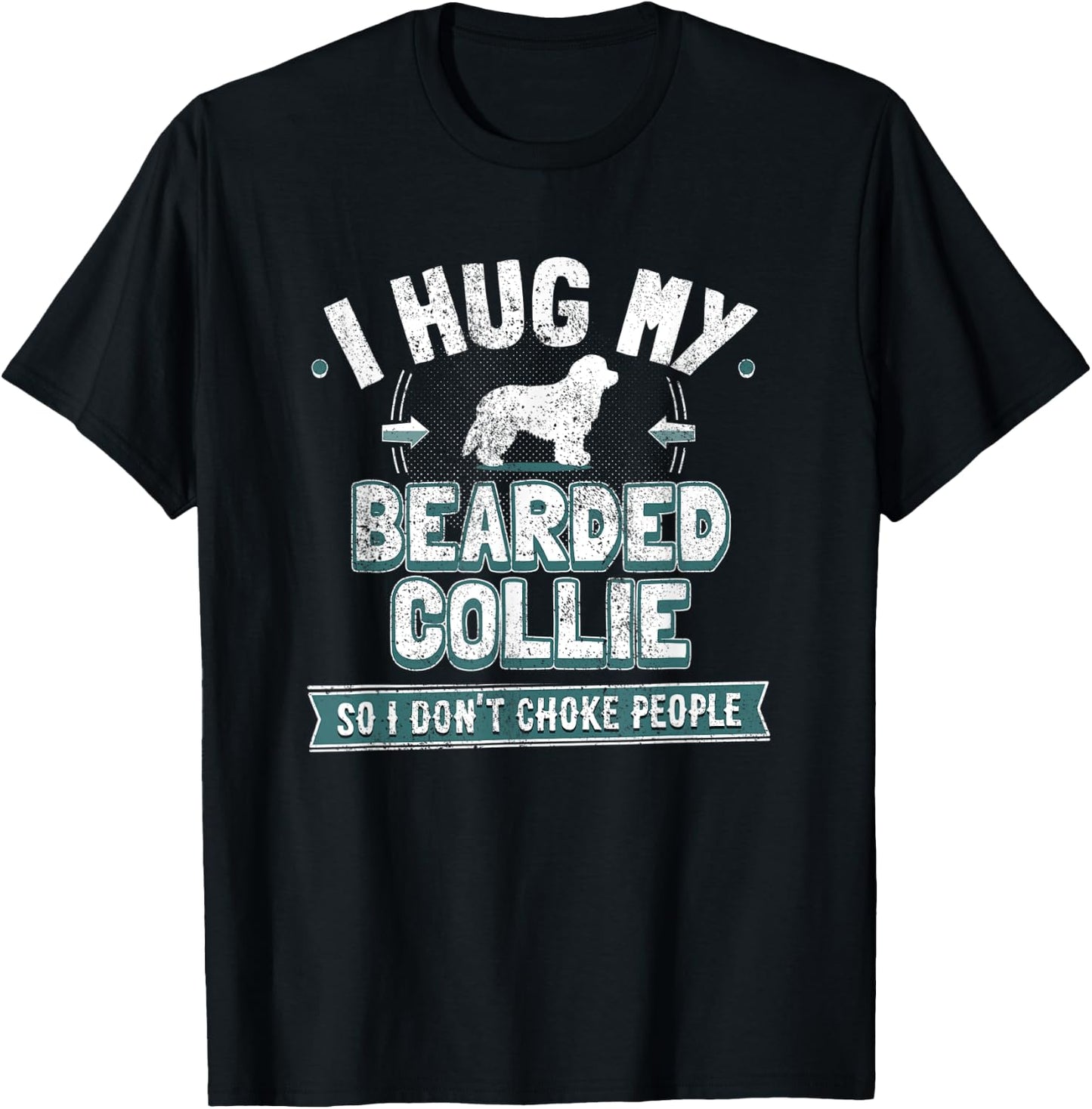 Bearded Collie T-Shirt - T-Shirt | Black