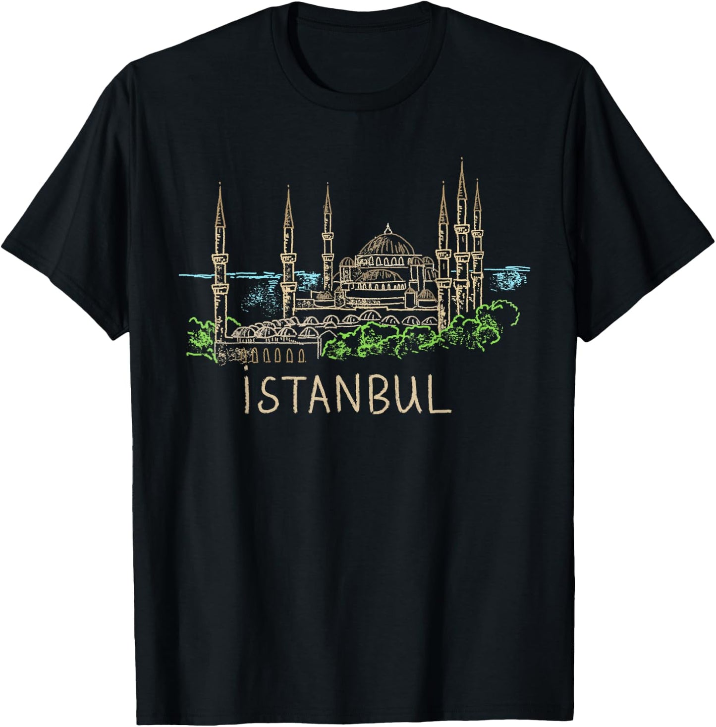 Istanbul city Shirt T Shirt T-Shirt - T-Shirt | Black